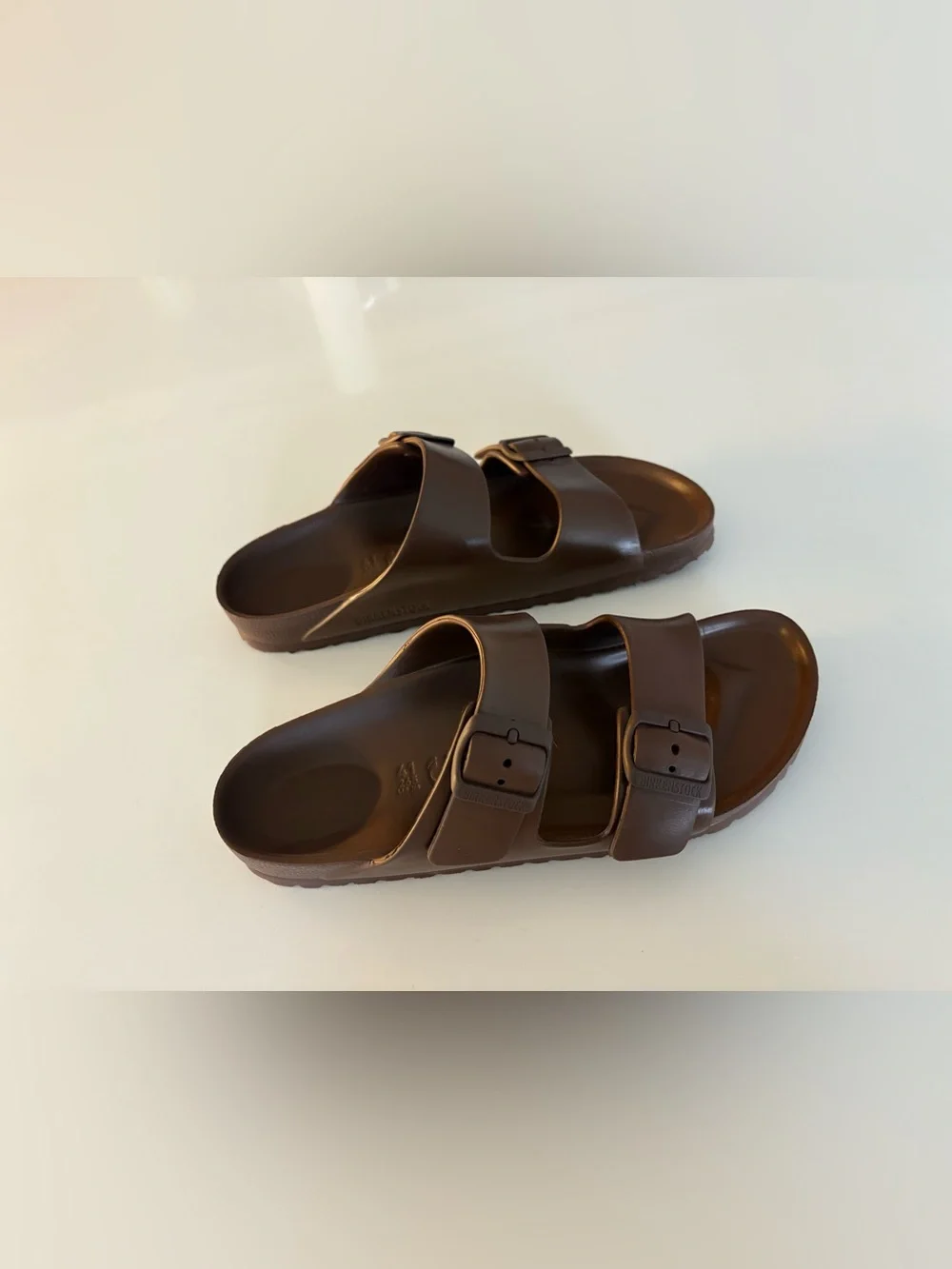 Birkenstock Arizona EVA Men's/Women’s Sandals - Dark Brown “Roast” Size 41